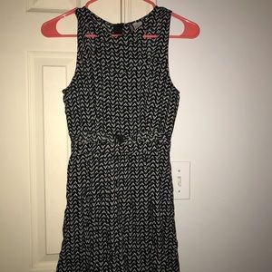 H&M Black and White Cut Out Dress